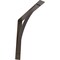 Ekena Millwork Morris Steel Bracket, Hammered Brown 3"W x 24"D x 24"H BKTM03X24X24MOHBR - alternate 1